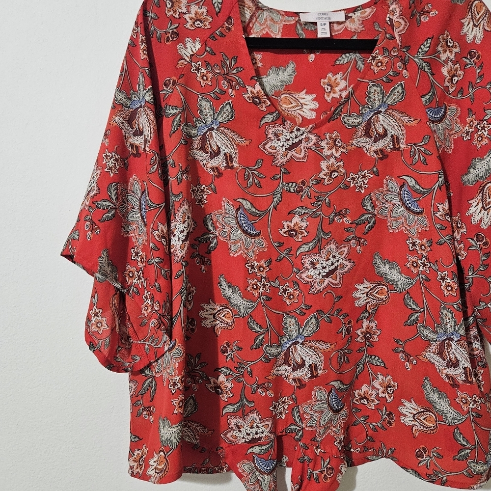Como Vintage Floral Top - Picture 5 of 6
